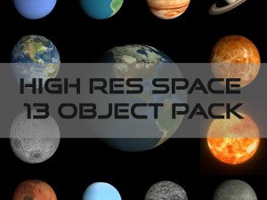 hd space pack 3Dモデル