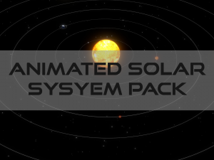 animated solar system pack 3D Model