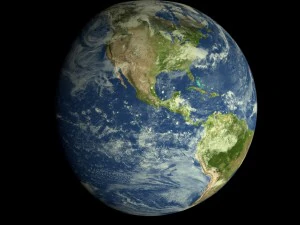 animated sun earth moon system 3D Model