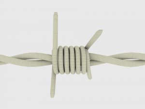barb wire 3D 模型