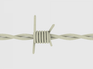 barb wire 3D 模型