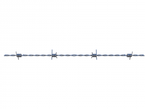 barb wire chrome 3D Model
