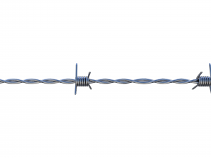 barb wire chrome 3D Model