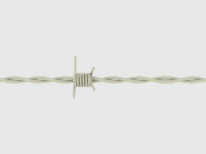 barb wire chrome 3D Model