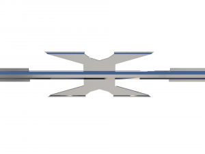 razor wire chrome 3D मॉडल