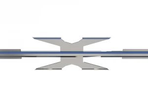 razor wire chrome 3D Model