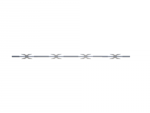 razor wire chrome 3D मॉडल