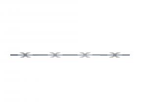 razor wire chrome 3D मॉडल