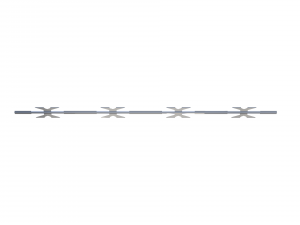 razor wire chrome 3D मॉडल
