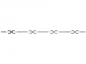 razor wire chrome 3D मॉडल