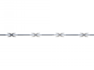 razor wire chrome 3D मॉडल
