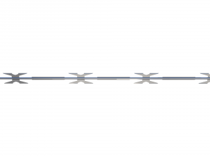 razor wire chrome 3D मॉडल