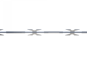 razor wire chrome 3D मॉडल