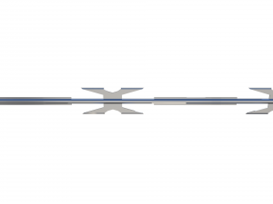 razor wire chrome 3D मॉडल