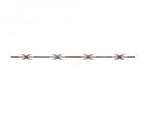 razor wire weathered 3D 모델