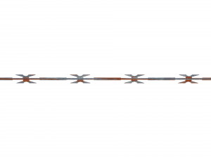 razor wire weathered 3D 모델
