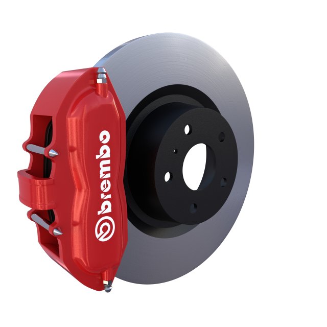 brake system 3D 모델 .c4d .max .obj .3ds .fbx .stl .blend 