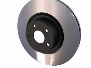 ventilated brake disk 3D मॉडल