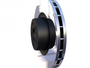 ventilated brake disk Modèle 3D