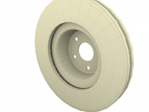 ventilated brake disk Modèle 3D