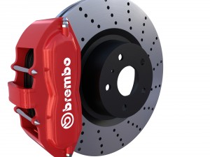 sport ventilated brake system 3D 模型