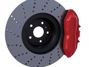 sport ventilated brake system Modelo 3D