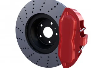 sport ventilated brake system 3D Model