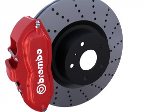 sport ventilated brake system Modelo 3D