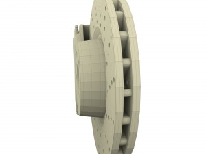 sport ventilated brake system Modelo 3D