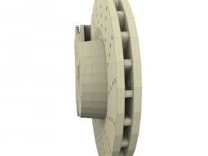 sport ventilated brake system 3D Model