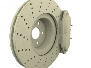sport ventilated brake system 3D Model