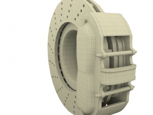 sport ventilated brake system Modelo 3D