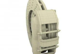 sport ventilated brake system 3D Model