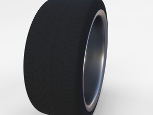 tesla model 3 rim 3Dモデル