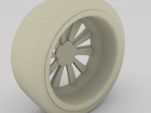 tesla model 3 rim 3Dモデル