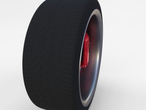 tesla model 3 wheel 3D 模型