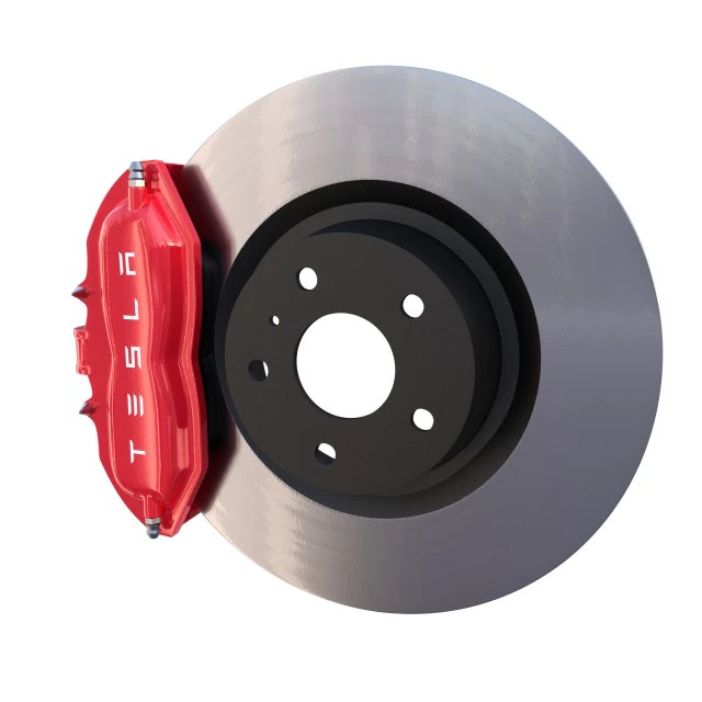 特斯拉通风制动系统 3D 模型 .c4d .max .obj .3ds .fbx .stl .blend 