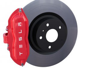 tesla ventilated brake system Modelo 3D