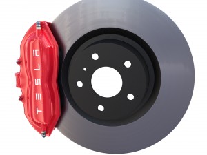 tesla ventilated brake system Modelo 3D