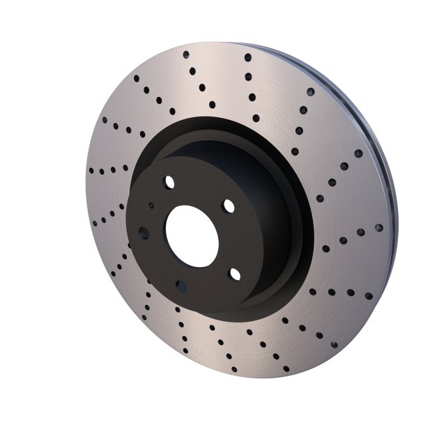 sport ventilated brake disk 3D 모델 .c4d .max .obj .3ds .fbx .stl .blend 