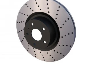 sport ventilated brake disk 3D Model