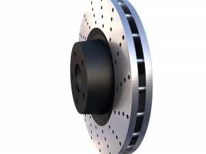 sport ventilated brake disk 3D 모델