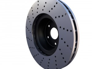 sport ventilated brake disk 3D 모델