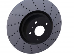 sport ventilated brake disk 3D 모델