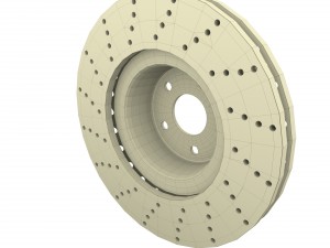 sport ventilated brake disk 3D 모델