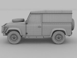 land rover defender pack 3D मॉडल