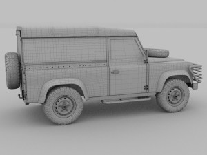 land rover defender pack 3D मॉडल