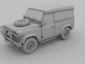 land rover defender pack 3D मॉडल