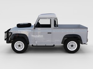 full land rover defender pack w chassis and inter 3D Модель