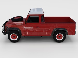 full land rover defender pack w chassis and inter 3D Модель